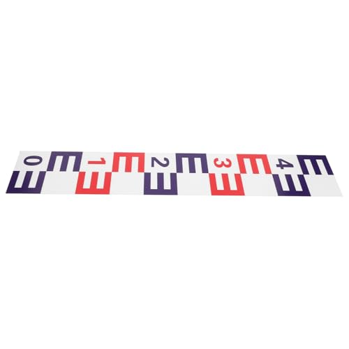 ETHZZLE Aluminium Wasserstandsanzeiger Selbstklebend Reflektierend Korrosionsbeständig Outdoor Wasserstandsmesser mit Klarer und Numerischer Ablesung von ETHZZLE