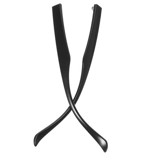 ETHZZLE Brillenbügel Ersatz Metall Ersatzbügel für Sonnenbrillen und Korrektionsbrillen Komfortabel Langlebig Kompatibel mit Meisten Brillenmodellen Schwarz von ETHZZLE