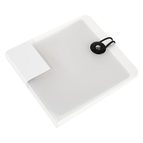 ETHZZLE CD Aufbewahrungstasche für Discs Transparente CD Organizer für DVDs und Vcds Robuster Disc Fall mit Praktischem Design Kratzern von ETHZZLE