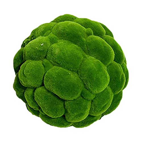 ETHZZLE Dekorative Mooskugel Aus Kunstmoos Große Realistische Grünpflanze Für Garten Terrarien Hochzeiten Und Festlichkeiten Deko Für Innen Und Außenbereiche von ETHZZLE