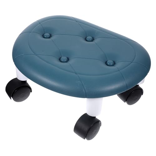 ETHZZLE Low Rolling Seat Multifunktionaler Rollhocker Mit Drehbaren Für Kleine Räume Schuhbank Arbeitsplatzstuhl Stabil Und Leise von ETHZZLE