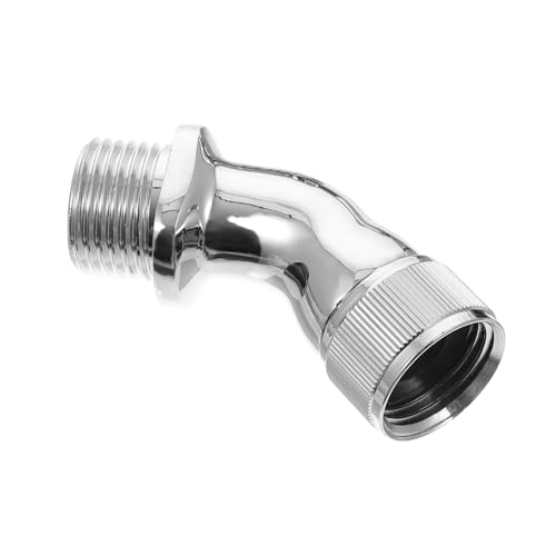 ETHZZLE Duscharm Winkelverbinder Messing Dusche Ellenbogen Adapter Verstellbar Polierte Oberfläche für Bad Brauseanschluss DIY ohne Werkzeug ETHZZLE Duscharm Winkelverbinder Messing Dusche Ellenbogen Adapter Verstellbar Polierte Oberfläche für Bad Brauseanschluss DIY ohne Werkzeug von ETHZZLE