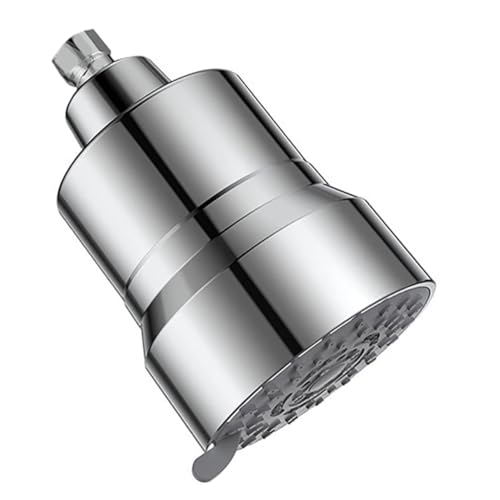 ETHZZLE Duschkopf mit Stufigem Filter Kalkfilter und Ionenreinigung Verstellbar für Weicheres Wasser Langlebig aus Abs und Metall Wassersparend für Empfindliche Haut und Haare von ETHZZLE
