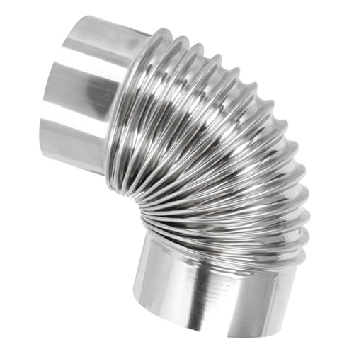 ETHZZLE Edelstahl Ofenrohr Bogen Abgasrohr Für Kaminofen 90mm Durchmesser Kamin Zubehör Geeignet Für Ofenrohre ETHZZLE Edelstahl Ofenrohr Bogen Abgasrohr Für Kaminofen 90mm Durchmesser Kamin Zubehör Geeignet Für Ofenrohre von ETHZZLE