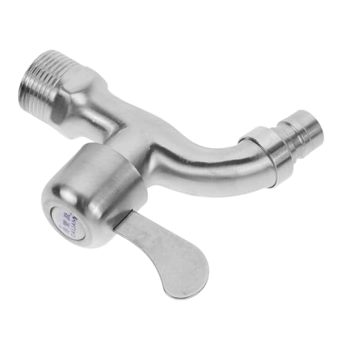 ETHZZLE Edelstahl Wandmontage Wasserhahn Verlängert Mop Sink Faucet Waschmaschinen Wasserhahn Rostfrei Langlebig Einfache Installation für Bad Balkon Küche ETHZZLE Edelstahl Wandmontage Wasserhahn Verlängert Mop Sink Faucet Waschmaschinen Wasserhahn Rostfrei Langlebig Einfache Installation für Bad Balkon Küche von ETHZZLE