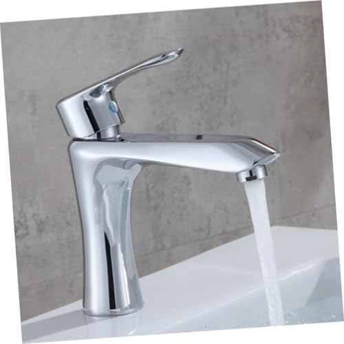 ETHZZLE Einhebelmischer Wasserhahn Bad Waschbecken Kupfer Mischbatterie Einloch Armatur für Warm Kalt Wasser Bad Küchenbecken Langlebig Einfach zu Reinigen ETHZZLE Einhebelmischer Wasserhahn Bad Waschbecken Kupfer Mischbatterie Einloch Armatur für Warm Kalt Wasser Bad Küchenbecken Langlebig Einfach zu Reinigen von ETHZZLE