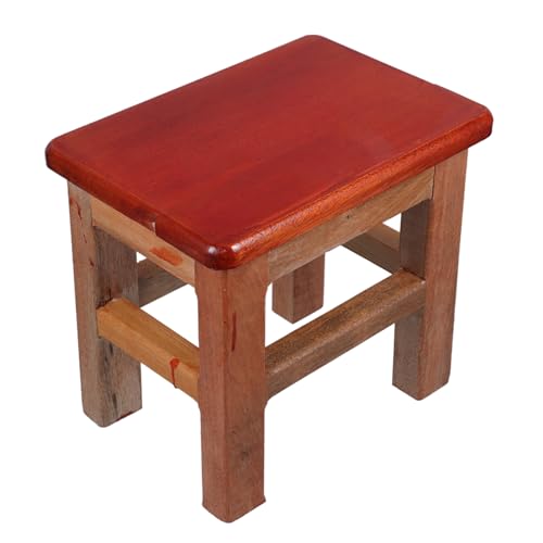ETHZZLE Kleiner Hocker Aus Massivholz Schuhwechselhocker Hocker Fürs Schlafzimmer Schreibtisch von ETHZZLE