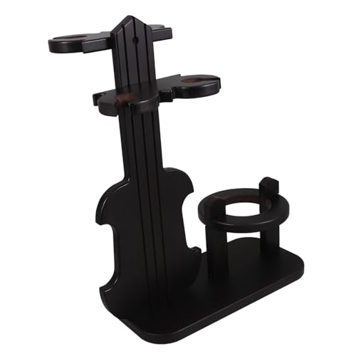 ETHZZLE Holz Weinregal Violin-Form mit Hängendem Weinglashalter Stabiles Flaschen Gläserregal für Arbeitsplatte Eleganter Weinflaschenhalter für Zuhause Party und Bar Platzsparend und ETHZZLE Holz Weinregal Violin-Form mit Hängendem Weinglashalter Stabiles Flaschen Gläserregal für Arbeitsplatte Eleganter Weinflaschenhalter für Zuhause Party und Bar Platzsparend und von ETHZZLE