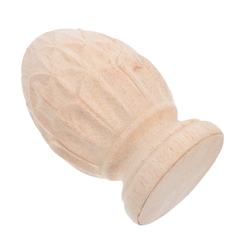ETHZZLE Holzsäulen Aufsatz Geschnitzt Europäischer Stil Dekorativer Holzpfosten Kapitell mit Ananasmotiv Künstlerische Treppenverzierung aus Naturbelassenem Holz für Raumgestaltung ETHZZLE Holzsäulen Aufsatz Geschnitzt Europäischer Stil Dekorativer Holzpfosten Kapitell mit Ananasmotiv Künstlerische Treppenverzierung aus Naturbelassenem Holz für Raumgestaltung von ETHZZLE