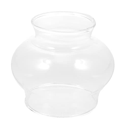 ETHZZLE Lampenschirm Ersatzglas Öl Lampe Lampenabdeckung Hitzebeständig Stilvoll für Petroleumlampe Wohnraumdekoration und Lichtakzent von ETHZZLE