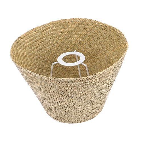 ETHZZLE Lampenschirm Rattan Lampenschirm Lampenschirme Für Tischlampen Rattan Tischlampenschirm Lichtabdeckungen Lichtschirme Lampenabdeckungen von ETHZZLE