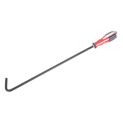 ETHZZLE Manhole Cover Lifting Tool mit Kunststoffgriff Stahlhaken Vielseitig für Schachtdeckel Rolladen Schiebetüren Ergonomisch Robust Sicher für Wartung und Außeneinsatz von ETHZZLE