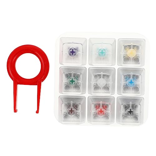ETHZZLE Mechanical Keyboard Tester Tasten Sampler Testwerkzeug Mit Transparenten Tastenabdeckungen Leicht Und Tragbar Für Präzises Tastenfeedback Und Einfache Handhabung von ETHZZLE