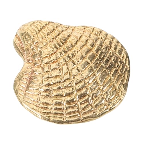 ETHZZLE Messing Schrankknopf Muschel Design Dekorativer Möbelknauf für Schränke Kleiner Griff Einfach zu Montieren Geeignet für Kommode Garderobe Bücherregal und Küchenschränke ETHZZLE Messing Schrankknopf Muschel Design Dekorativer Möbelknauf für Schränke Kleiner Griff Einfach zu Montieren Geeignet für Kommode Garderobe Bücherregal und Küchenschränke von ETHZZLE