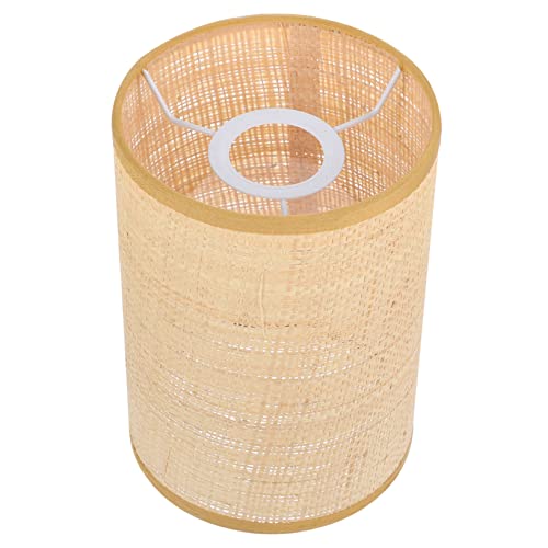 ETHZZLE Rattan Lampenschirm für Tischlampe Stehlampe Geflochten Rustikales Design für Schlafzimmer Wohnzimmer Langlebig Dekorativ für Moderne Ländliche Einrichtung ETHZZLE Rattan Lampenschirm für Tischlampe Stehlampe Geflochten Rustikales Design für Schlafzimmer Wohnzimmer Langlebig Dekorativ für Moderne Ländliche Einrichtung von ETHZZLE