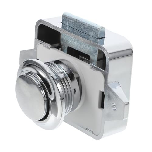 ETHZZLE Robuste Möbel Knopfverschluss Rv Türschloss Flexible Button Lock Verriegelung Einfache Montage Korrosionsbeständig Geeignet für Schrank und Möbeltüren von ETHZZLE