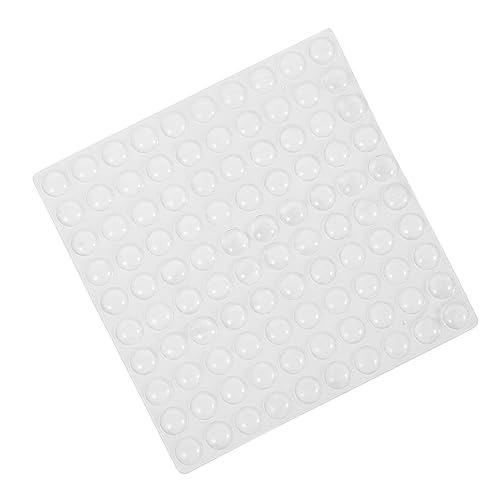 ETHZZLE Selbstklebende öbelstoßpuffer Transparent Türknauf Wandprotektor Wandstoßdämpfer Schutzpads Für öbel Und Wände Halbkugel Pads von ETHZZLE