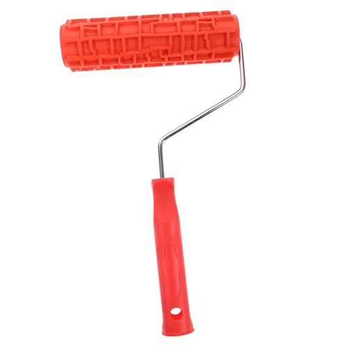 ETHZZLE Texturroller für Wanddekoration Gummi Farbroller mit Griff Langlebig Verschleißfest für DIY Holzmaserung Gestaltung Spachtelmasse Finishwalze Malerrolle ETHZZLE Texturroller für Wanddekoration Gummi Farbroller mit Griff Langlebig Verschleißfest für DIY Holzmaserung Gestaltung Spachtelmasse Finishwalze Malerrolle von ETHZZLE
