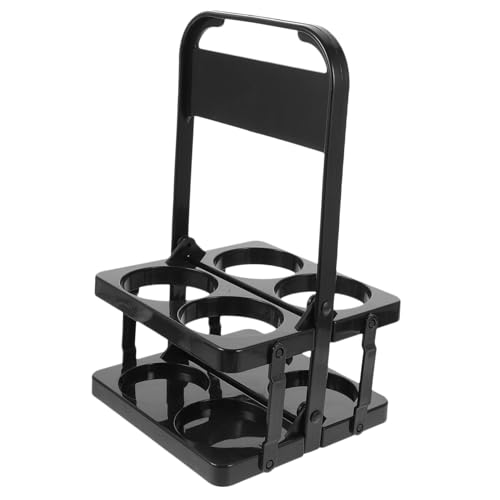 ETHZZLE Tragbarer Faltbarer Bierflaschenhalter aus Robustem Material Kompakt und Leicht mit Praktischem Griff für Zuhause Bars und Outdoor Einsatz Wiederverwendbar und Platzsparend von ETHZZLE