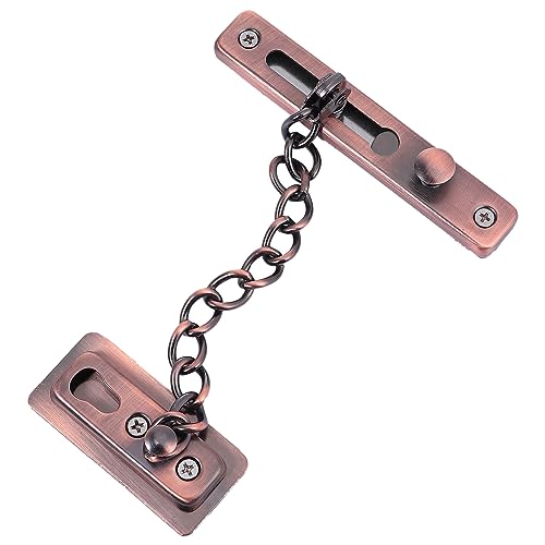 ETHZZLE Türkette Sicherheitskette Türverriegelung für Innentüren Rostfrei Bohrfrei Installierbar Verstärkte Kettenkonstruktion Langlebig und Stabil ETHZZLE Türkette Sicherheitskette Türverriegelung für Innentüren Rostfrei Bohrfrei Installierbar Verstärkte Kettenkonstruktion Langlebig und Stabil von ETHZZLE