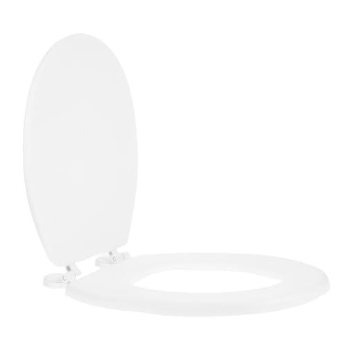 ETHZZLE Universeller Weißer Wc-sitzdeckel aus Verstärktem Schaumstoff Weicher Dicker Toilettensitzbezug Langlebiger Toilettendeckel für Badezimmer Passend für Standard-toiletten ETHZZLE Universeller Weißer Wc-sitzdeckel aus Verstärktem Schaumstoff Weicher Dicker Toilettensitzbezug Langlebiger Toilettendeckel für Badezimmer Passend für Standard-toiletten von ETHZZLE