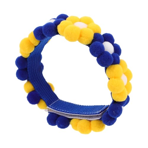 ETHZZLE Katzenhalsband Mit Blume Verstellbares Halsband Für Kleine Haustiere Polyesterhalskette Zur Verbesserung Aussehens Haustiers von ETHZZLE