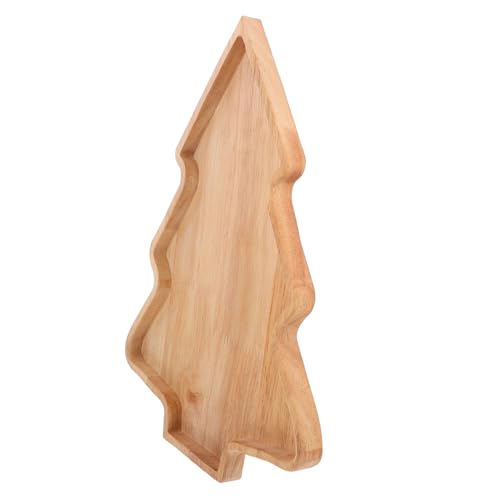 ETHZZLE Weihnachtsbaum Tablett Obst Weihnachtsbaum Teller USB Weihnachtsgerichte Kleine Weihnachtsbäume Teller Wurstbrett Dekorationen Weihnachtsservice von ETHZZLE