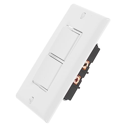ETHZZLE Zweifach Kippschalter Ampere Lichtschalter mit Wandabdeckung Robuster Elektrowandschalter für Wohn und Gewerberäume Wetterfest und Langlebig ETHZZLE Zweifach Kippschalter Ampere Lichtschalter mit Wandabdeckung Robuster Elektrowandschalter für Wohn und Gewerberäume Wetterfest und Langlebig von ETHZZLE