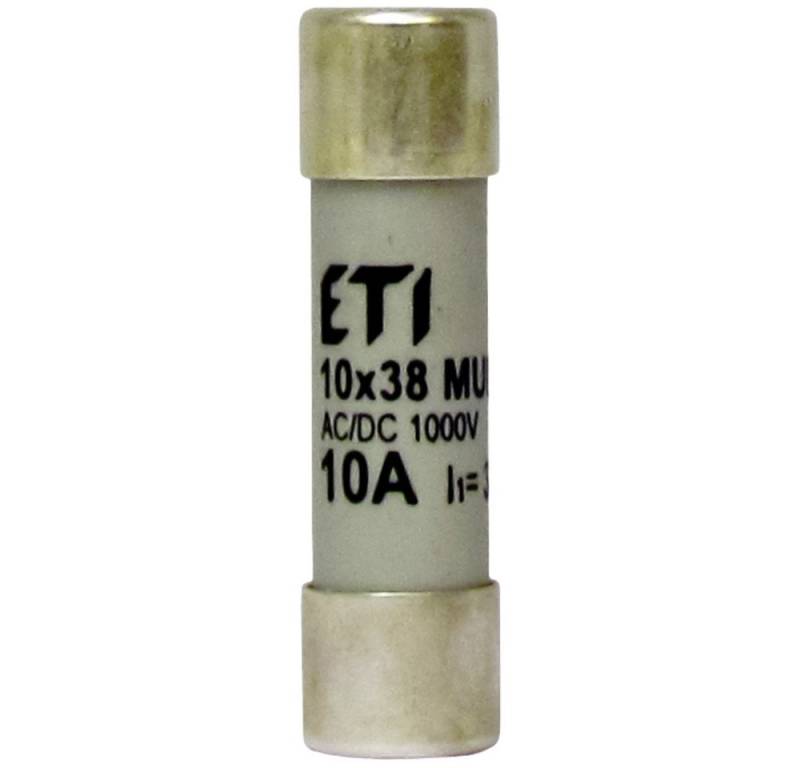 ETI Stromstoßschalter ETI 002625403 Multimetersicherung (x L) 10.30 mm x 38 mm 8 A 1000 V, (002625403) von ETI