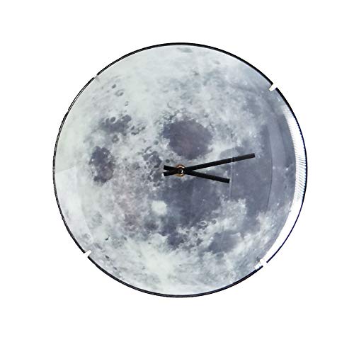 ETL - Wanduhr Funkgesteuerte phosphoreszierende Monduhr - 30 cm von Eurotel