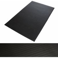 ETM - Anti-Ermüdungsmatte Softer-Work-Mat Gerippt Schwarz 90 x 200 cm von ETM
