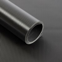 ETM - PVC-Bodenbelag Strips Schwarz 120 x 200 cm von ETM