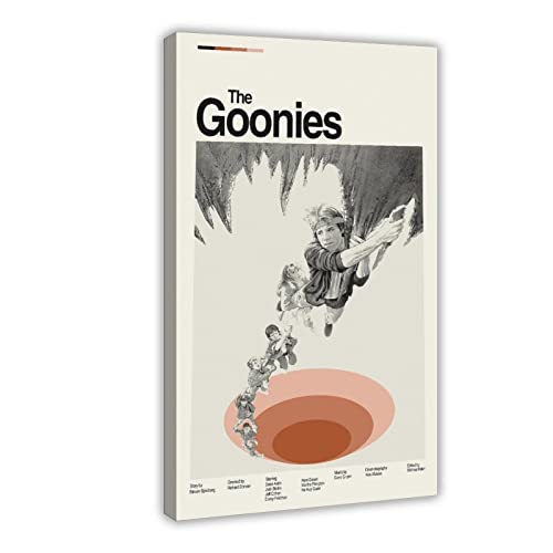 ETOMEY Adventure Movie Goonies Leinwandposter Schlafzimmer Dekor Sport Landschaft Büro Zimmer Dekor Geschenk Rahmenstil 40 x 60 cm von ETOMEY