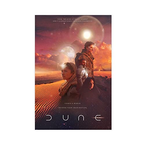 ETOMEY Dune Filmposter auf Leinwand, Wandkunst, Dekor, Bild, Gemälde für Wohnzimmer, Schlafzimmer, Dekoration, ungerahmt, 30 x 45 cm von ETOMEY