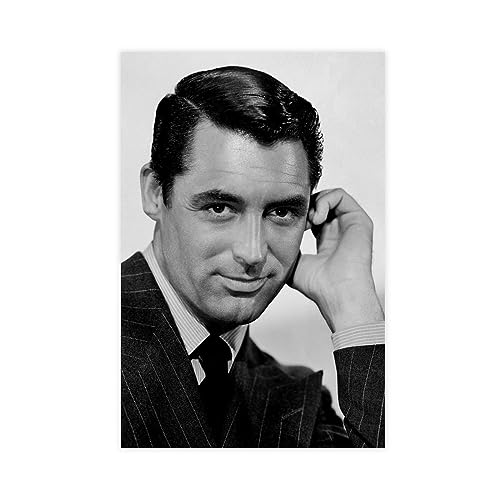 ETOMEY Filmschauspieler - Cary Grant Vintage Poster Leinwand Poster Wandkunst Dekor Druck Bild Gemälde für Wohnzimmer Schlafzimmer Dekoration ungerahmt 30 x 45 cm von ETOMEY