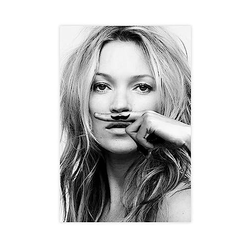 ETOMEY Kate Moss Poster 5 Leinwand Poster Schlafzimmer Dekor Sport Landschaft Büro Zimmer Dekor Geschenk ohne Rahmen Stil 40 x 60 cm von ETOMEY