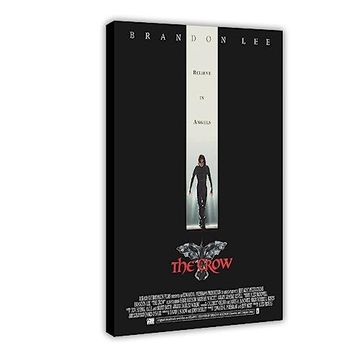 ETOMEY The Crow – Brandon Lee Filmposter auf Leinwand, Schlafzimmer, Dekoration, Sport, Landschaft, Büro, Raumdekoration, Geschenk, Rahmen-Stil, 60 x 90 cm von ETOMEY