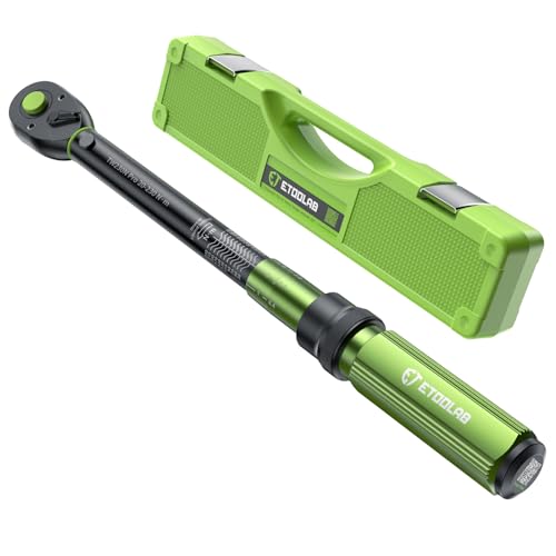 ETOOLAB 1/2 Zoll Drehmomentschlüssel Auto, 20-230Nm/10-170lbf-ft, ±3% Fehlergenauigkeit, 72 Zähne Umschaltknarre Drehmomentschlüssel für Auto/Motorrad/Fahrrad von ETOOLAB