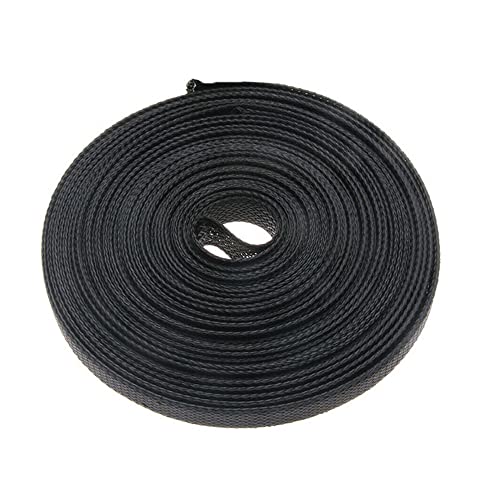 ETOPARS 16mm PET Erweiterbarer Geflochtener Schlauch Kabelschlauch Selbstschließender Kabelschutz Flexibel Kabelmanagement Isolations Geflechts Hülse Kabelmuffe Länge 10 Meter von ETOPARS