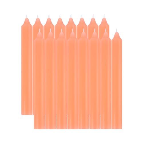 Stabkerzen Neon Orange, Leuchterkerzen 16 Stück Ohne Duft Länge 17 cm Stabkerzen Neon Orange, Leuchterkerzen 16 Stück Ohne Duft Länge 17 cm von Etrexonline