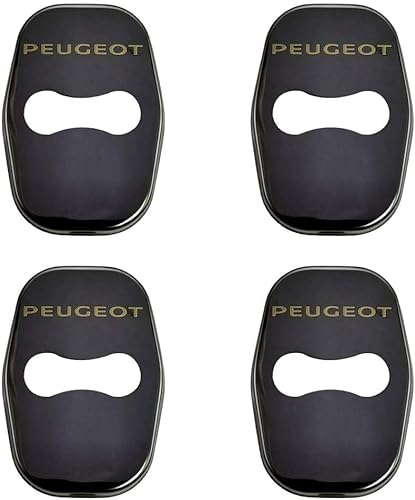 ETRFUNB 4 Stück Türschloss Abdeckung für Peugeot 1007 104 106 107 108, Edelstahl Autotürschloss-Schutz Korrosionsbeständig und Rostfrei Schnallenabdeckung ETRFUNB 4 Stück Türschloss Abdeckung für Peugeot 1007 104 106 107 108, Edelstahl Autotürschloss-Schutz Korrosionsbeständig und Rostfrei Schnallenabdeckung von ETRFUNB