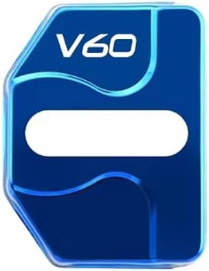 ETRFUNB 4 Stück Türschloss Abdeckung für Volvo V60, Edelstahl Autotürschloss-Schutz Korrosionsbeständig und Rostfrei Schnallenabdeckung,Blue ETRFUNB 4 Stück Türschloss Abdeckung für Volvo V60, Edelstahl Autotürschloss-Schutz Korrosionsbeständig und Rostfrei Schnallenabdeckung,Blue von ETRFUNB