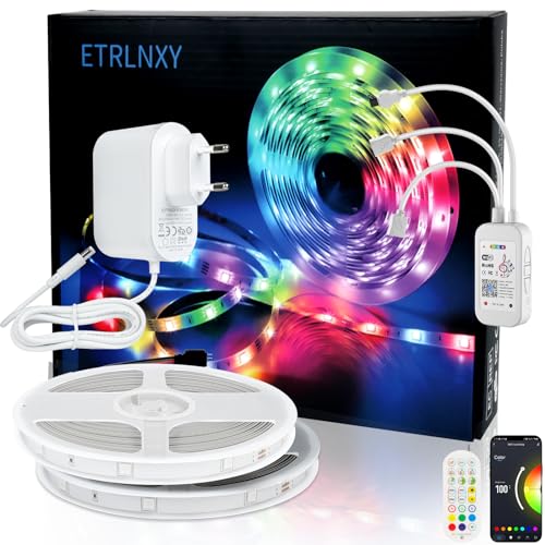 Alexa LED Strip 30m,Wifi LED Band RGB LED Stripes LED Fairy Lights Musik Syncing,Tuya App Arbeitet mit Google Assistant,LED Strips DIY Benutzerdefinierter Szenenmodus Schlafzimmer Küche Zuhause Partei von ETRLNXY