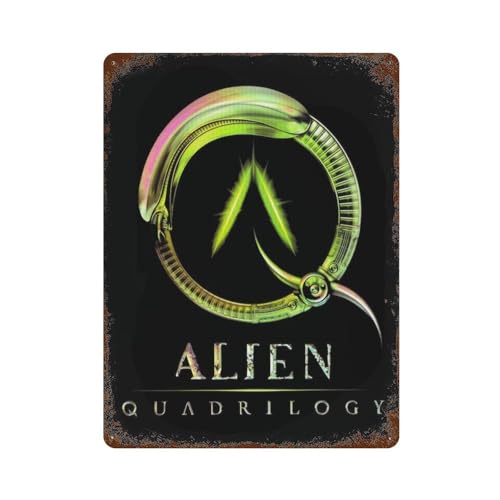 ETRVBDUB Filmposter Alien 1979, Wanddekoration, Kunst, Metallblechposter, moderne Bar-Dekorationen, 40 x 30 cm von ETRVBDUB