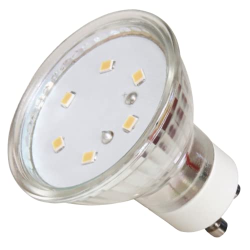 ETT Distribution GmbH 230V Leuchtmittel SMD GU10 LED Lampe 10 x 3W 250lm Neutralweiß 4000K Spot Ersetzt 35W Halogenleuchtmittel von ETT Distribution GmbH