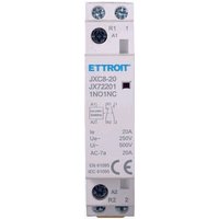 Modulares schütz auf din-schiene 2P zweipolig 220V 20A 1 kontakt offen nein + 1 kontakt geschlossen nc typ 11 von ETTROIT