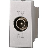 AG2250 Stecker, TV-Buchse, männlicher Anschluss, graue Farbe, kompatibel mit Bticino Axolute - Grau - Ettroit von ETTROIT