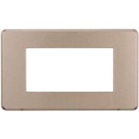 AN87410 4P Slim Plate Farbe Bronze, kompatibel mit Bticino Axolute Air - Bronze - Ettroit von ETTROIT