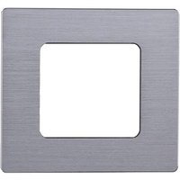 Kompatible abdeckrahmen Bticino Matix 2 module aluminium satiniert silber glänzend farbe von ETTROIT