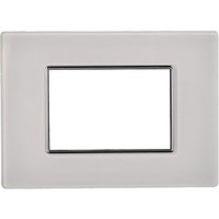 ETTROIT AN84301 3P Glasplatte Moon Series 3P Weiße Farbe Kompatibel mit Bticino Axolute ETTROIT AN84301 3P Glasplatte Moon Series 3P Weiße Farbe Kompatibel mit Bticino Axolute von ETTROIT